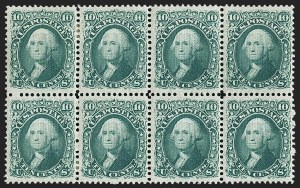 Sale 1159, Lot 112, 1867-68 Grilled Issue (Scott 79-101)