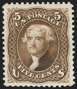 Sale 1159, Lot 123, 1875 Re-Issue of 1861-66 Issue (Scott 102-111)