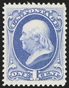 Sale 1159, Lot 155, 1870-71 National Bank Note Co. Issues (Scott 134-155)