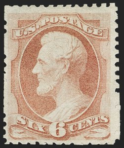Sale 1159, Lot 171, 1875 Continental Bank Note Co. Hard Paper Special Printing (Scott 167-177, 180)