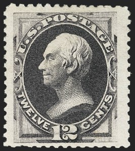 Sale 1159, Lot 173, 1875 Continental Bank Note Co. Hard Paper Special Printing (Scott 167-177, 180)