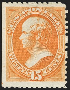 Sale 1159, Lot 174, 1875 Continental Bank Note Co. Hard Paper Special Printing (Scott 167-177, 180)