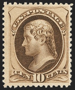 Sale 1159, Lot 183, 1879-88 American Bank Note Co. Issues (Scott 182-191)