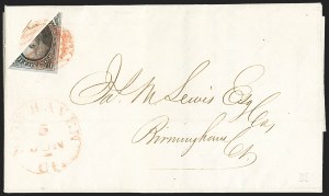 Sale 1159, Lot 31, 1847 Issue (Scott 1-2)