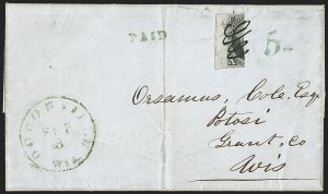 Sale 1159, Lot 32, 1847 Issue (Scott 1-2)