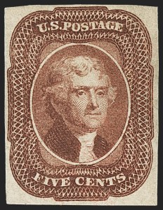 Sale 1159, Lot 44, 1851-56 Issue (Scott 5-17)