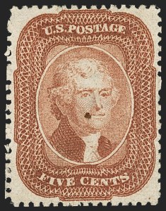 Sale 1159, Lot 64, 1857-60 Issue (Scott 18-39)