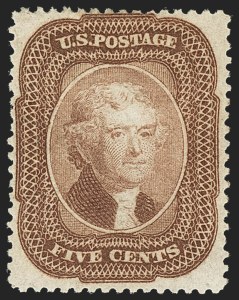 Sale 1159, Lot 67, 1857-60 Issue (Scott 18-39)