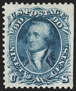 Sale 1159, Lot 84, 1861 First Designs and Colors (Scott 55-62)