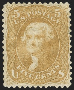 Sale 1162, Lot 137, 1861-66 Issue (Scott 56-78)