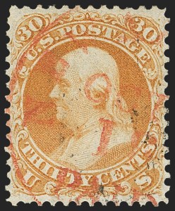 Sale 1162, Lot 143, 1861-66 Issue (Scott 56-78)