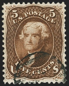 Sale 1162, Lot 146, 1861-66 Issue (Scott 56-78)