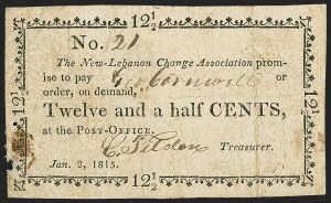 Sale 1162, Lot 151, Postage Currency and Encased Postage