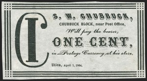 Sale 1162, Lot 153, Postage Currency and Encased Postage