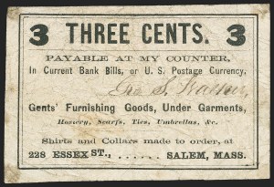 Sale 1162, Lot 159, Postage Currency and Encased Postage