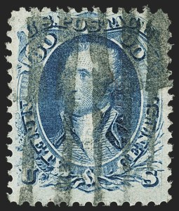 Sale 1162, Lot 190, 1867-68 Grilled Issue (Scott 79-101)