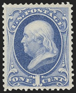 Sale 1162, Lot 245, 1870-71 National Bank Note Co. Grilled Issue (Scott 134-155)