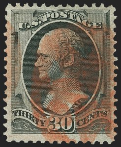 Sale 1162, Lot 257, 1870-71 National Bank Note Co. Grilled Issue (Scott 134-155)