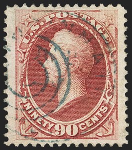 Sale 1162, Lot 259, 1870-71 National Bank Note Co. Grilled Issue (Scott 134-155)