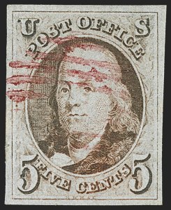 Sale 1162, Lot 30, 1847 Issue (Scott 1-2)