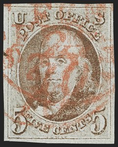 Sale 1162, Lot 31, 1847 Issue (Scott 1-2)