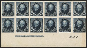 Sale 1162, Lot 313, 1890-93 Issue (Scott 219-229)