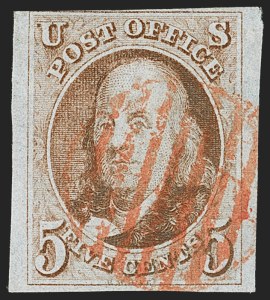 Sale 1162, Lot 35, 1847 Issue (Scott 1-2)