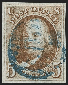 Sale 1162, Lot 36, 1847 Issue (Scott 1-2)