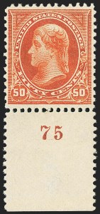 Sale 1162, Lot 365, 1895 Watermarked Bureau Issue (Scott 264-278)
