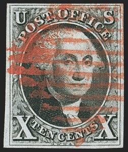 Sale 1162, Lot 40, 1847 Issue (Scott 1-2)