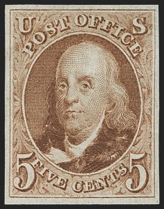 Sale 1162, Lot 45, 1875 Reproduction of 1847 Issue (Scott 3-4)