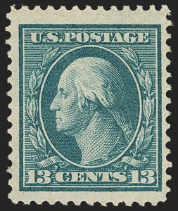 Sale 1162, Lot 470, 1909 Bluish Paper Issue (Scott 357-369)