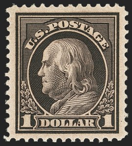 Sale 1162, Lot 499, 1912-15 Washington-Franklin Issues (Scott 405-461)