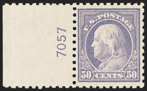 Sale 1162, Lot 501, 1912-15 Washington-Franklin Issues (Scott 405-461)