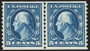 Sale 1162, Lot 507, 1912-15 Washington-Franklin Issues (Scott 405-461)
