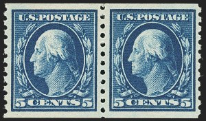 Sale 1162, Lot 508, 1912-15 Washington-Franklin Issues (Scott 405-461)