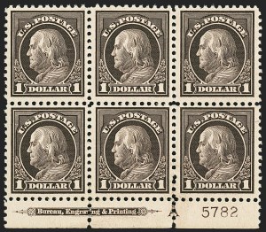 Sale 1162, Lot 555, 1917-19 Issues (Scott 481-524)