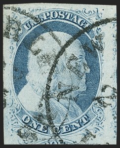 Sale Number 1162, Lot Number 57, 1851-56 Issue (Scott 5-17)