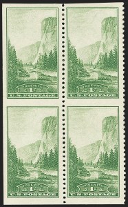 Sale 1162, Lot 601, National Parks and Modern Errors incl. Upright Jenny Sheet (Scott 740a-4806d)