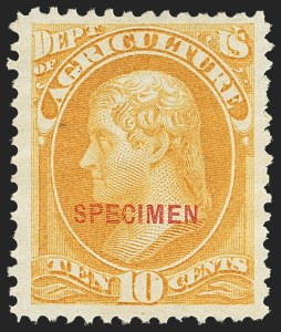 Sale 1162, Lot 709, Official Special Printings (O)