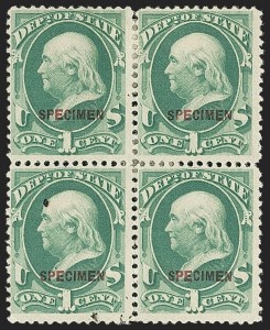 Sale 1162, Lot 718, Official Special Printings (O)