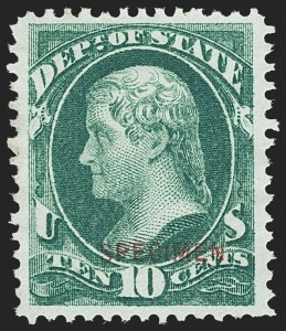 Sale 1162, Lot 719, Official Special Printings (O)