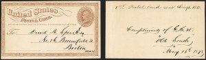 Sale 1162, Lot 773, Postal Stationery (U, UX)