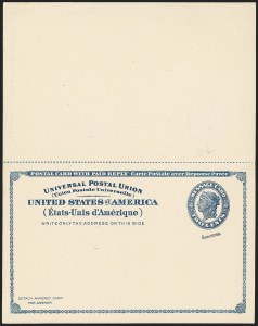 Sale 1162, Lot 781, Postal Stationery (U, UX)