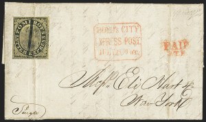 Sale 1162, Lot 788, Carriers and Locals, Officoal Seal, Sanitary Fair