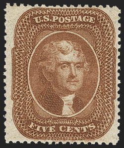 Sale 1162, Lot 94, 1857-60 Issue (Scott 18-39)