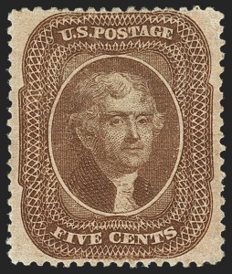 Sale 1162, Lot 97, 1857-60 Issue (Scott 18-39)