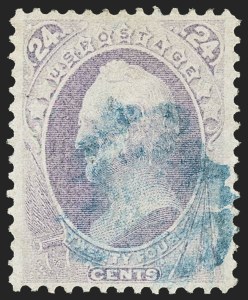 Sale 1163, Lot 103, 1870-71 National Bank Note Co. H. and I. Grilled Issue (Scott 134-144)