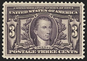 Sale Number 1163, Lot Number 249, 1904 Louisiana Purchase Issue (Scott 323-327)