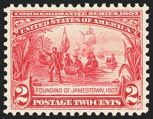 Sale Number 1163, Lot Number 253, 1907 Jamestown Issue (Scott 328-330)